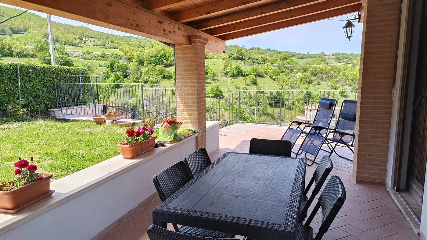 B&B Il Fiordaliso - La veranda vista nord