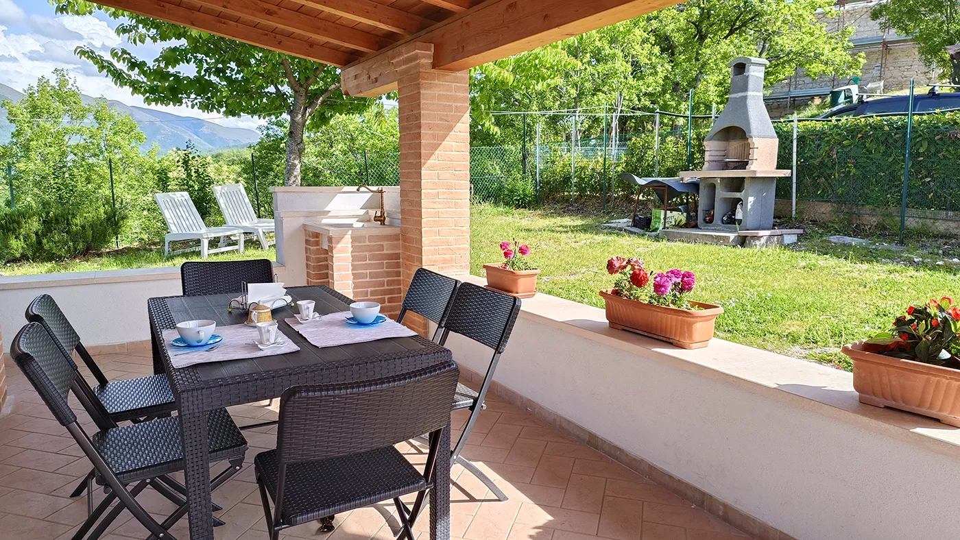 B&B Il Fiordaliso - veranda e BBQ